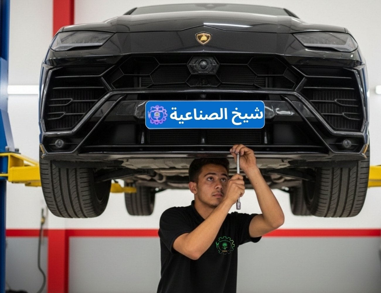 شيخ الصناعية ورشة مركز السيارات، ميكانيكا، ميكانيكي، كهرباء، كهربائي، ميزان، سمكرة، رديتر،